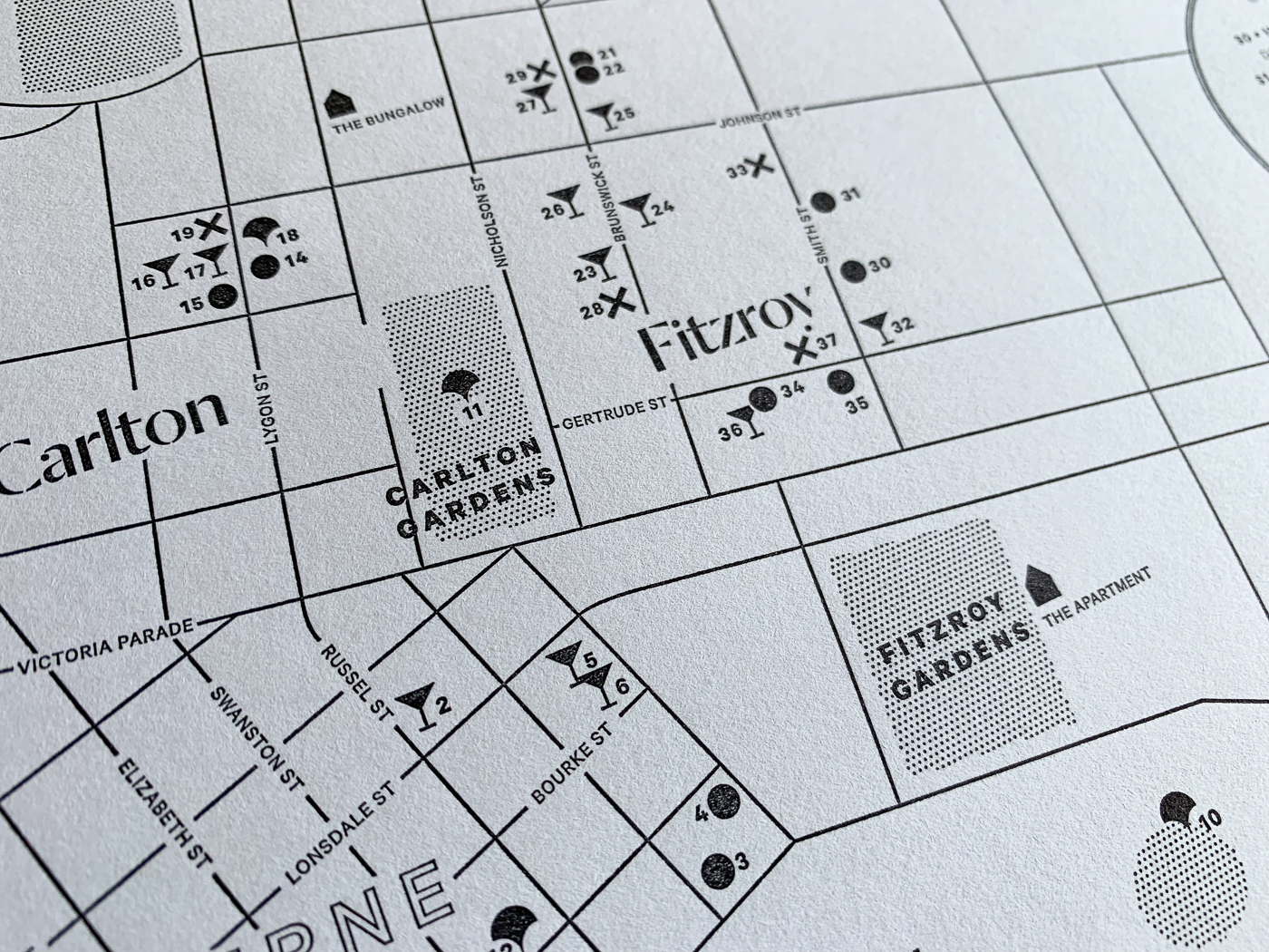 Unique letterpress photographic invitations designed for Marina and Luke on wild 5