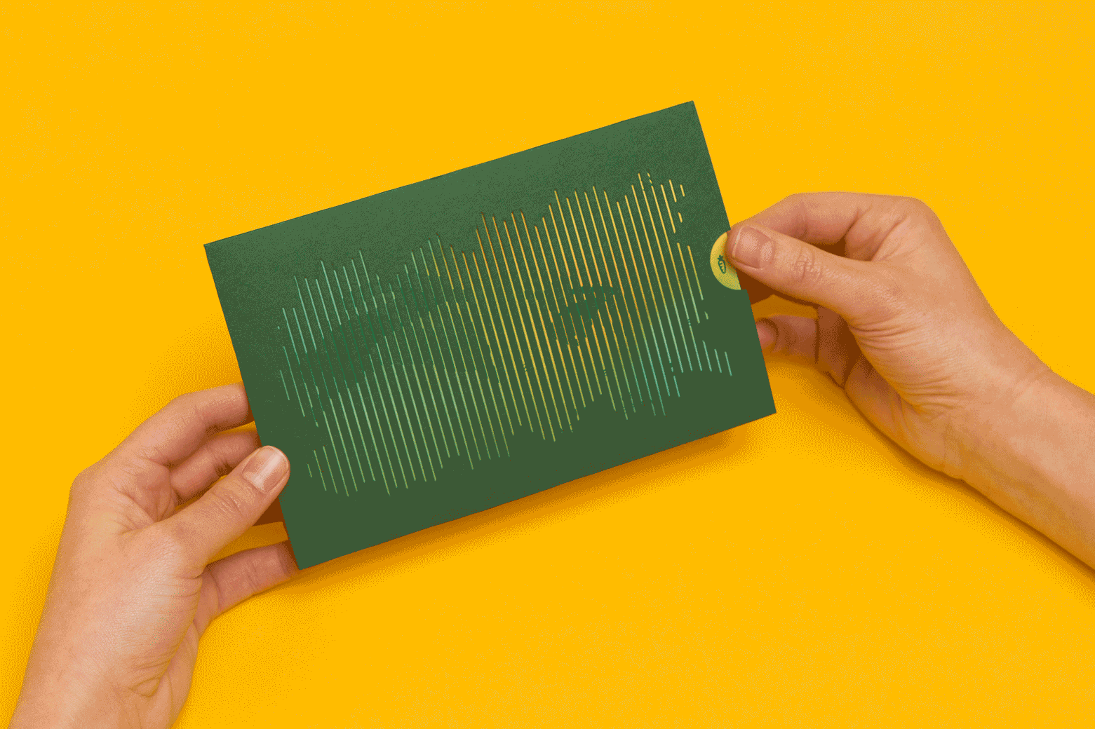 analogue lenticular unique invitation at Black Rabbit Farm animated